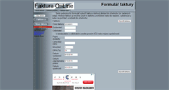 Desktop Screenshot of faktura.cz