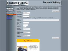 Tablet Screenshot of faktura.cz